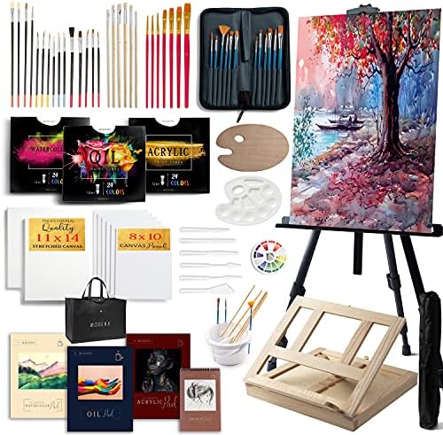 Modera Large Deluxe Artist Painting Set 139 Piece