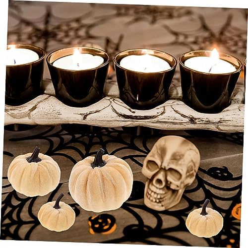 Zerodeko 6Pcs Artificial Pumpkin Decorations for Halloween and Fall