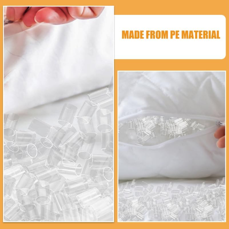 Cabilock Clear PE Tube Pillow Stuffing for Neck Support