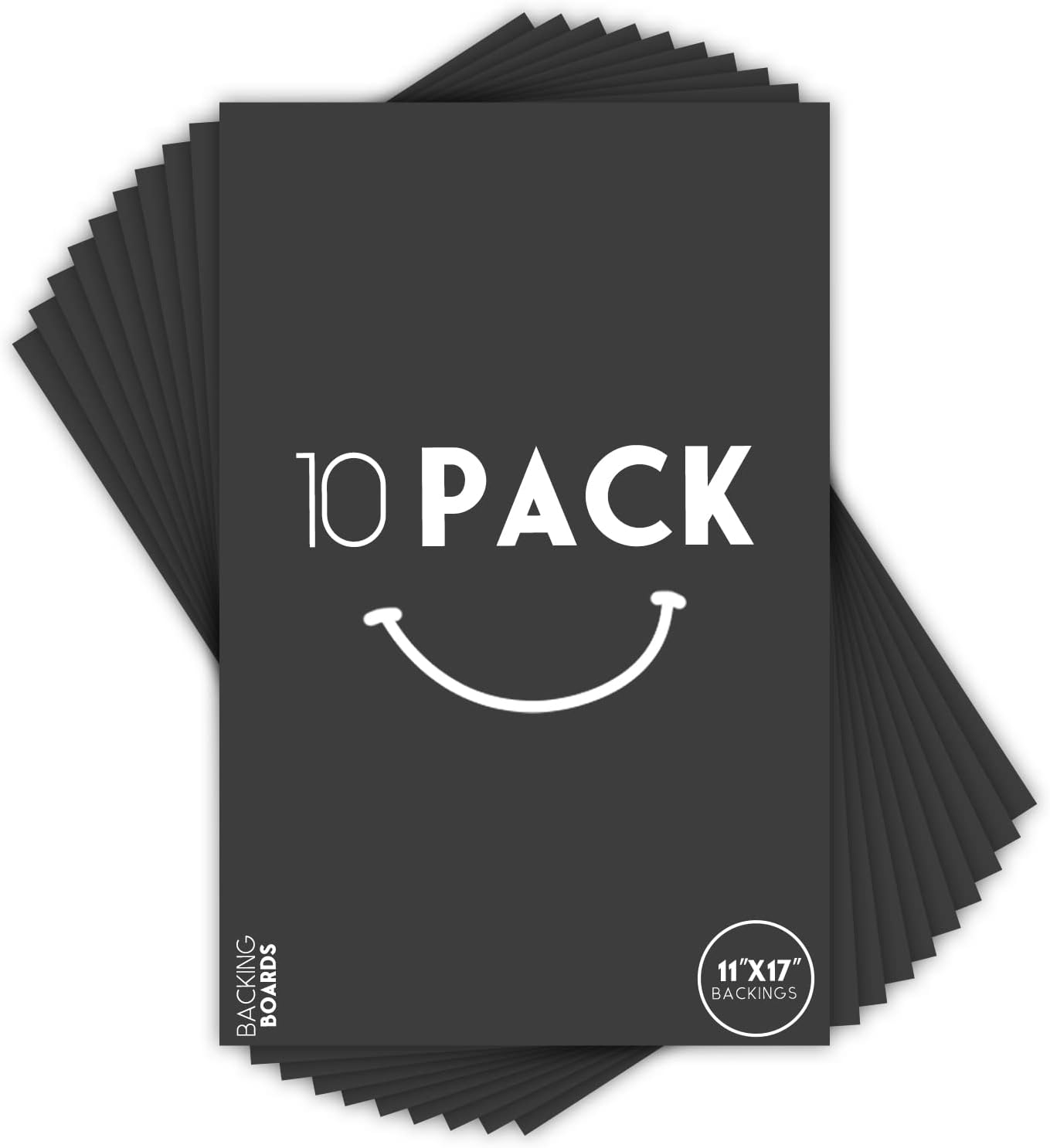 Golden State Art 10 Pack 11x17 Uncut Mat Board Backing