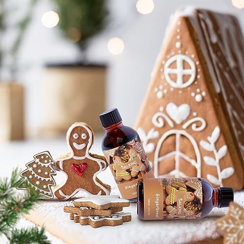 SALKING Gingerbread Fragrance Oil 120ml for Candle Diffuser and Soap Making