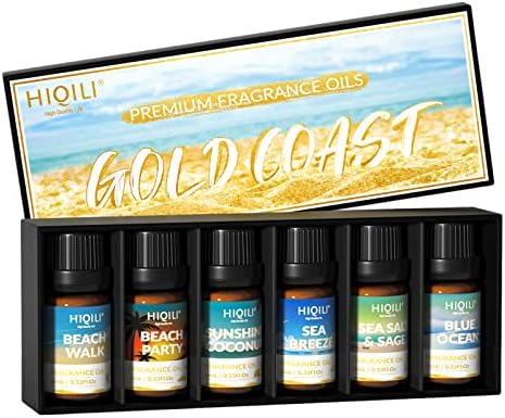 HIQILI Fragrance Oil Set Gold Coast 6x10ml