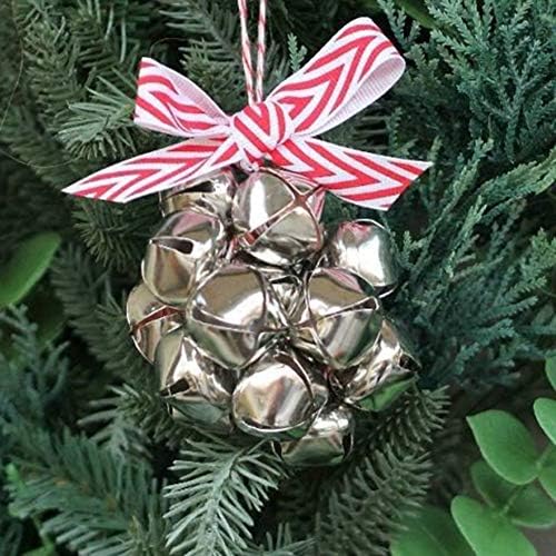 Suwimut 300 Pack Silver Jingle Bells