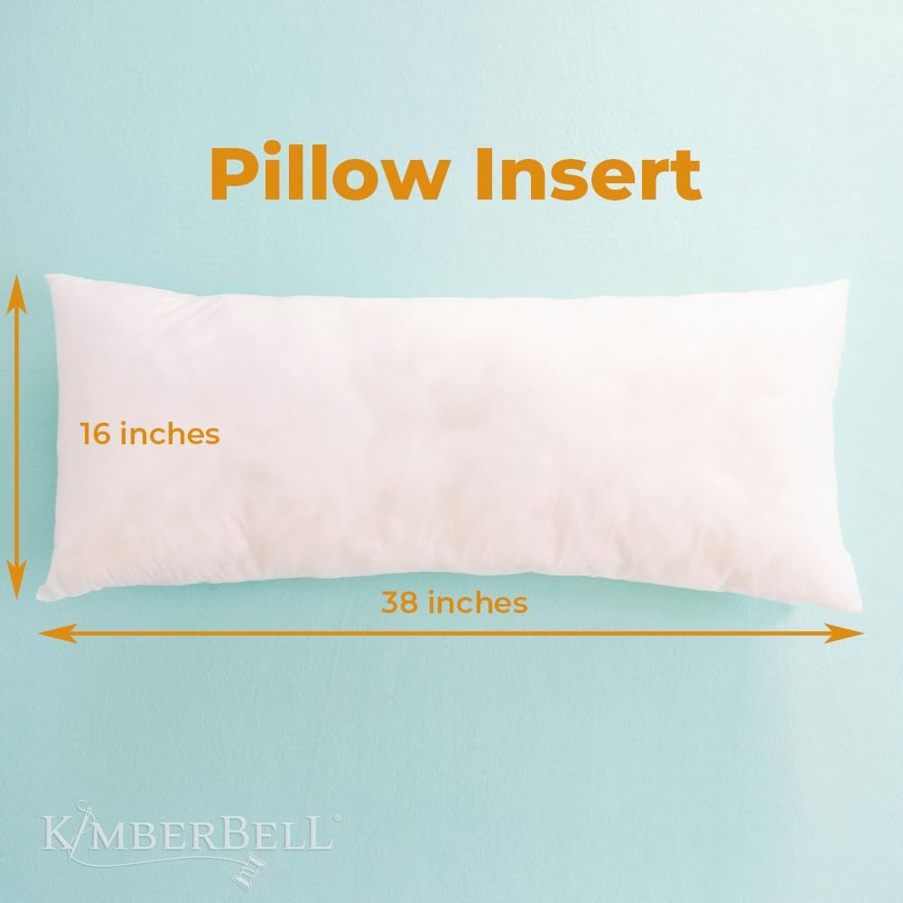 Kimberbell 16 Inch x 38 Inch Plush Bench Pillow Insert