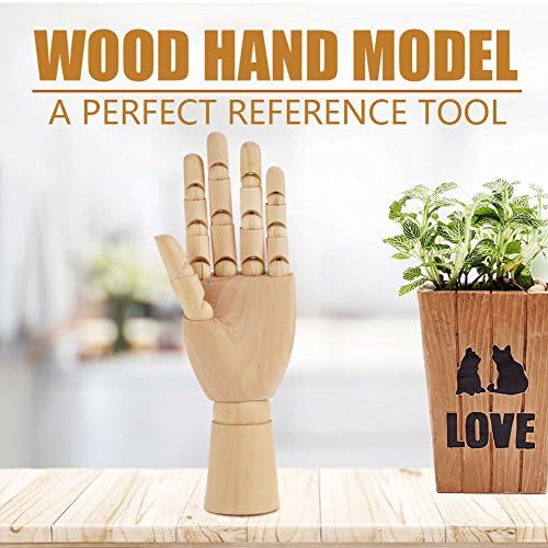 Hyuduo Art Mannequin Wooden Hand Sculpture for Artists