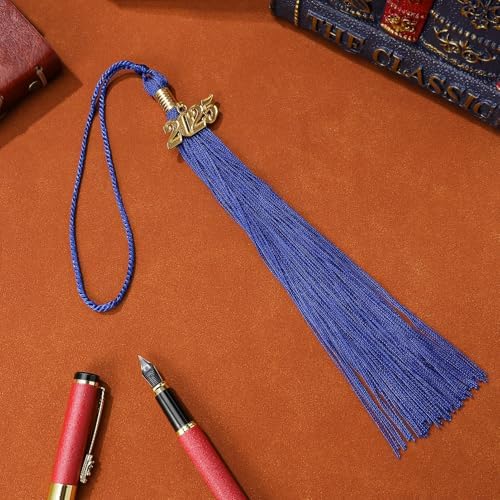 2025 Graduation Tassel Set 12pcs with Gold Charm