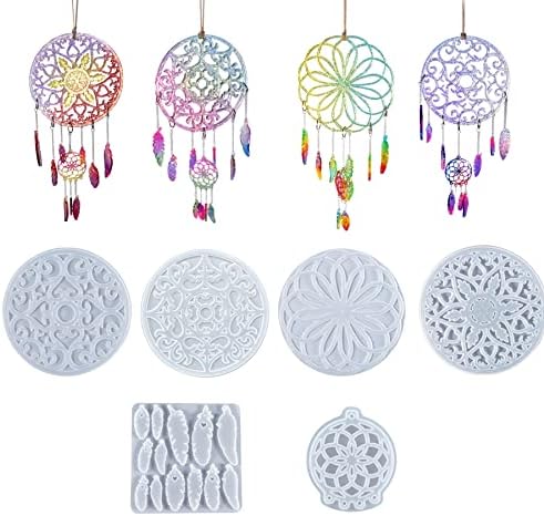 Woohome Dreamcatcher Resin Silicone Molds 3pcs