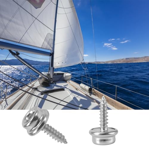 Stainless Steel Boat Canvas Snaps 30 Pack 58 Inch