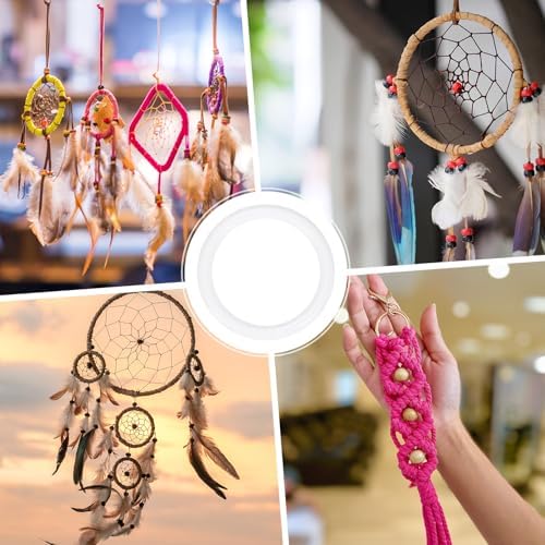 M METERXITY 50-Pack Dream Catcher Rings 15 Inch