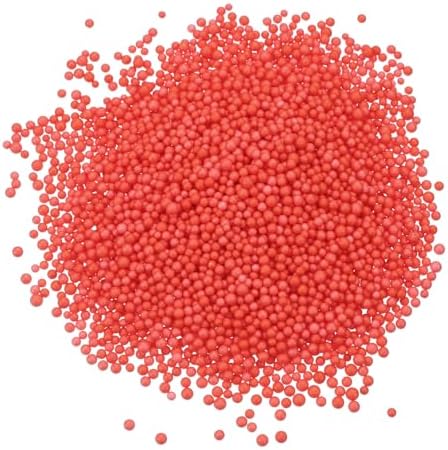 MECCANIXITY 2-3mm Foam Balls Light Red 1 Pack 8000pcs