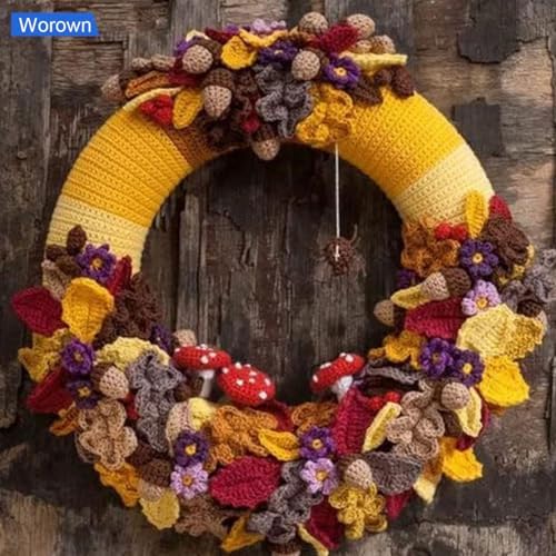 Worown 8 Pcs Foam Wreath Forms 8 12 Inch