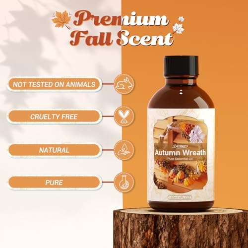 SALUBRITO Fall Essential Oil 4 Fl Oz for Diffuser and Candle