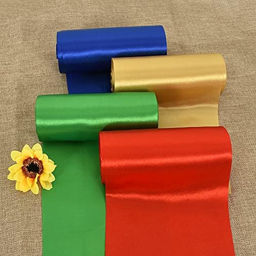 TONIFUL 6 Inch Wide 22Yd Long Satin Ribbon