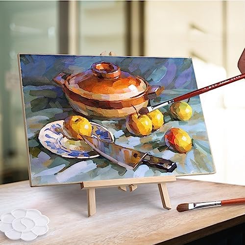 Tosnail 3 Pack Wooden Art Easel Stand 16 Inches