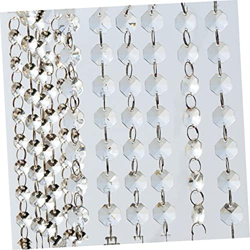 NUOBESTY 10m Bead Curtain 14mm Acrylic Clear Beads