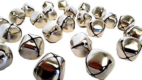 Dondor Silver Jumbo Jingle Bells 24 Pack