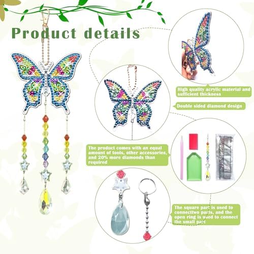 4pcs Diamond Painting Kit for Kids Ages 8-12