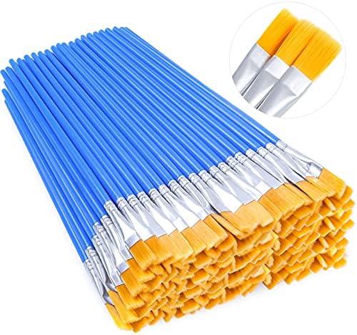 100 Pcs Small Paint Brushes Set for Kids and Crafts