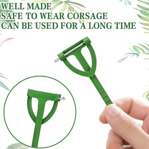 30Pcs Green Triangle Safety Pins for Men Brooch Clips