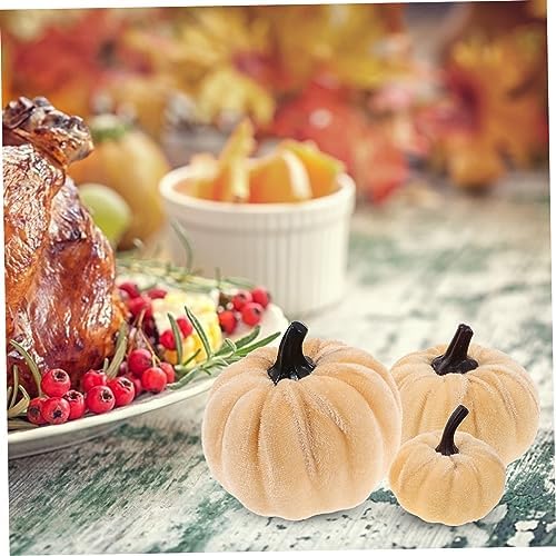 Zerodeko 6Pcs Artificial Pumpkin Decorations for Halloween and Fall