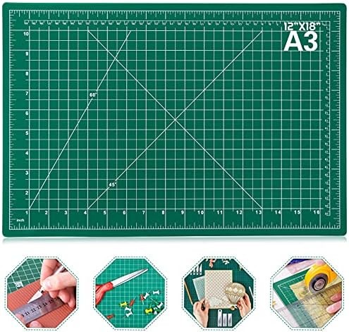 Anezus Self Healing Cutting Mat 12x18 Inch Double Sided