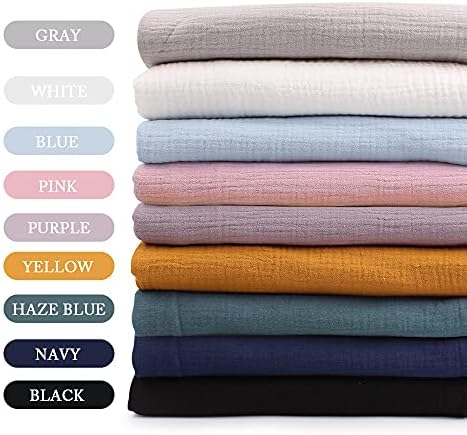 Zsedrut Wrinkle Gauze Fabric Table Runner 1 Yard Beige