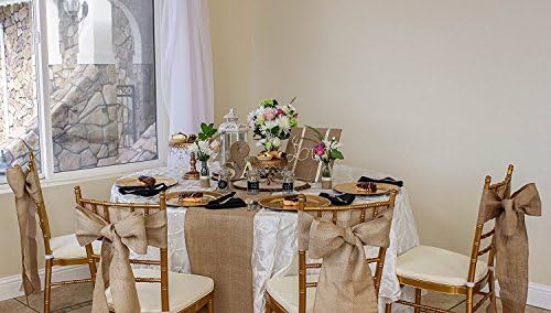 18 Inch x 10 Yd No-Fray Burlap Roll for Table Runners