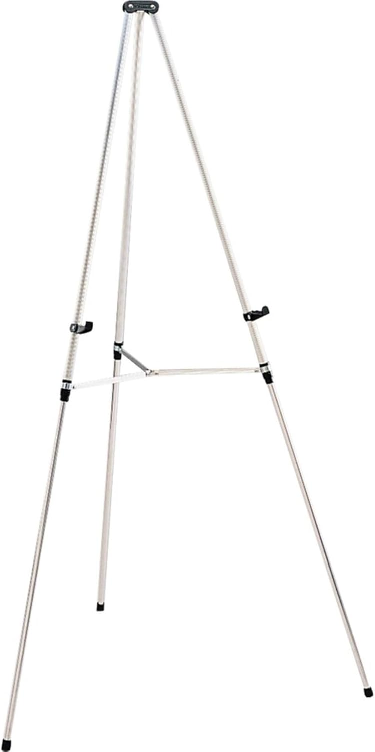 Quartet Aluminum Lightweight Telescoping Display Easel Silver