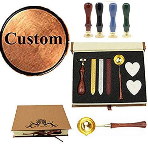 CTEB Custom Wax Seal Stamp Box with Logo and Date