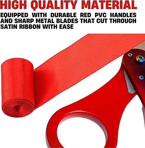 Giant Red Ribbon Cutting Ceremony Scissors 25 Inch Kit