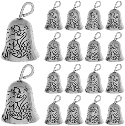 Kisangel Antique Silver Jingle Bells 30pcs