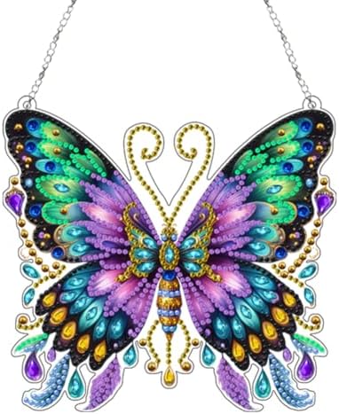 5D Diamond Art Kit for Butterfly Pendant