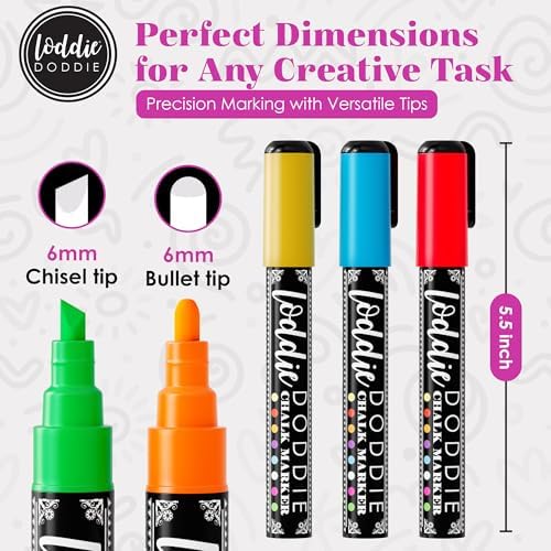 Loddie Doddie Liquid Chalk Markers 8 Pack