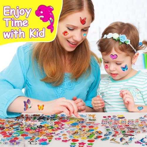 Habett 3D Stickers for Kids and Toddlers
