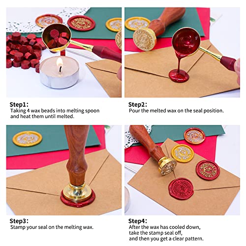 SWANGSA Santa Clause Northpole Wax Seal Stamp