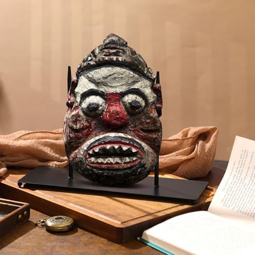 Zonon Metal Base Sculpture Display Stand for Masks and Statues