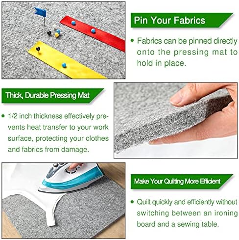 Mart Cobra Wool Pressing Mat for Quilting 17x24