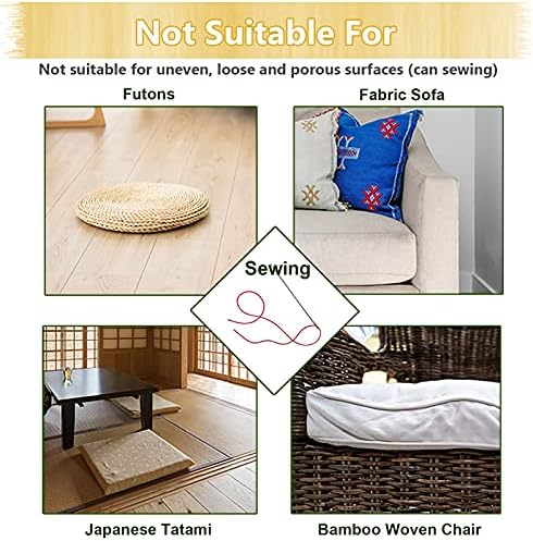KAEGREEL Non-Slip Cushion Pads with Hook Loop Tape