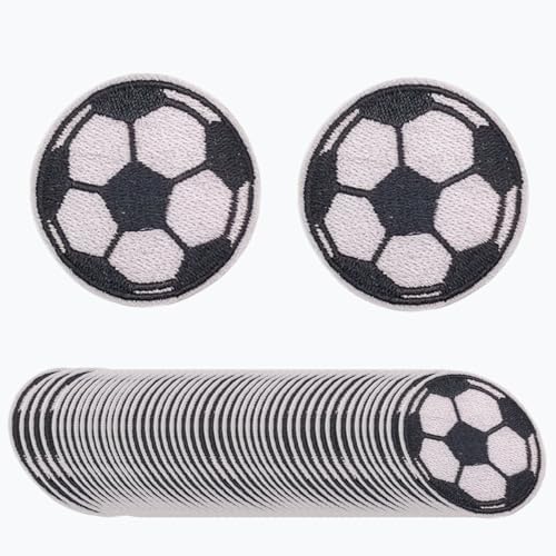 60 PCS Football Chenille Embroidered Patches
