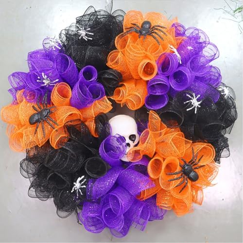 Black Deco Mesh Ribbon 10 Inch for Wreath Making Supplies