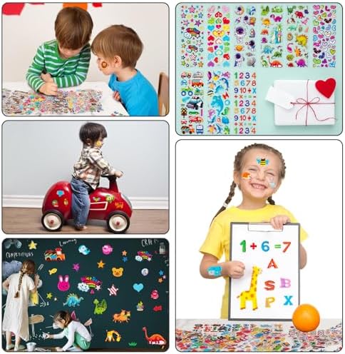 Habett 3D Stickers for Kids and Toddlers