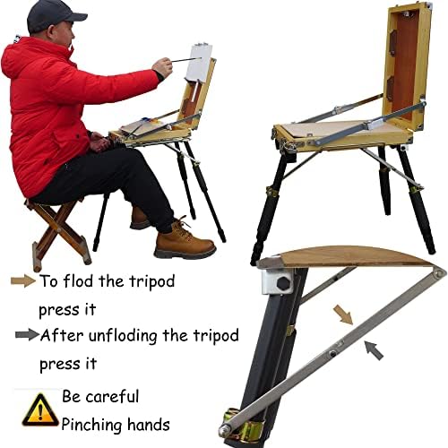 Professional Pochade Box Easel for Outdoor Art