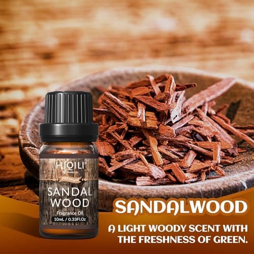 HIQILI Mens Essential Oil Scent Set for Candle Making and Aromatherapy Diffuser