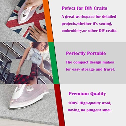 Rdutuok 17x135 Wool Pressing Mat for Quilting and Sewing