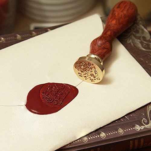 Custom Retro Wax Seal Stamp Set with Wood Box