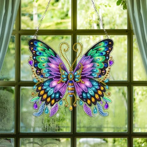 5D Diamond Art Kit for Butterfly Pendant