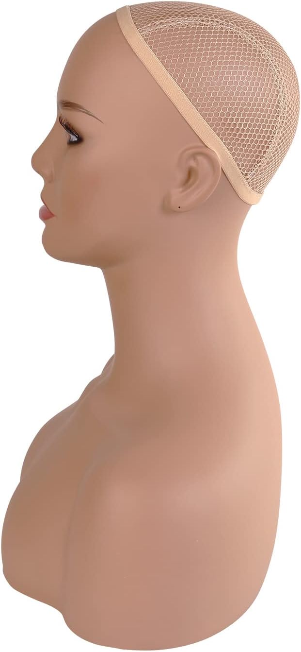 STUDIO LIMITED 17 PVC Female Mannequin Head with Shoulders