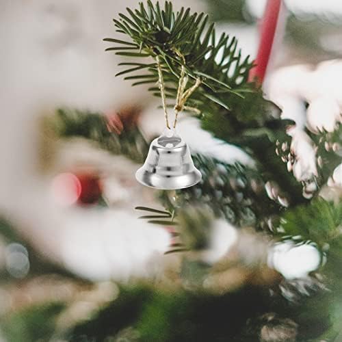 SUPVOX Craft Bells 20pcs Mini Silver Wind Chimes