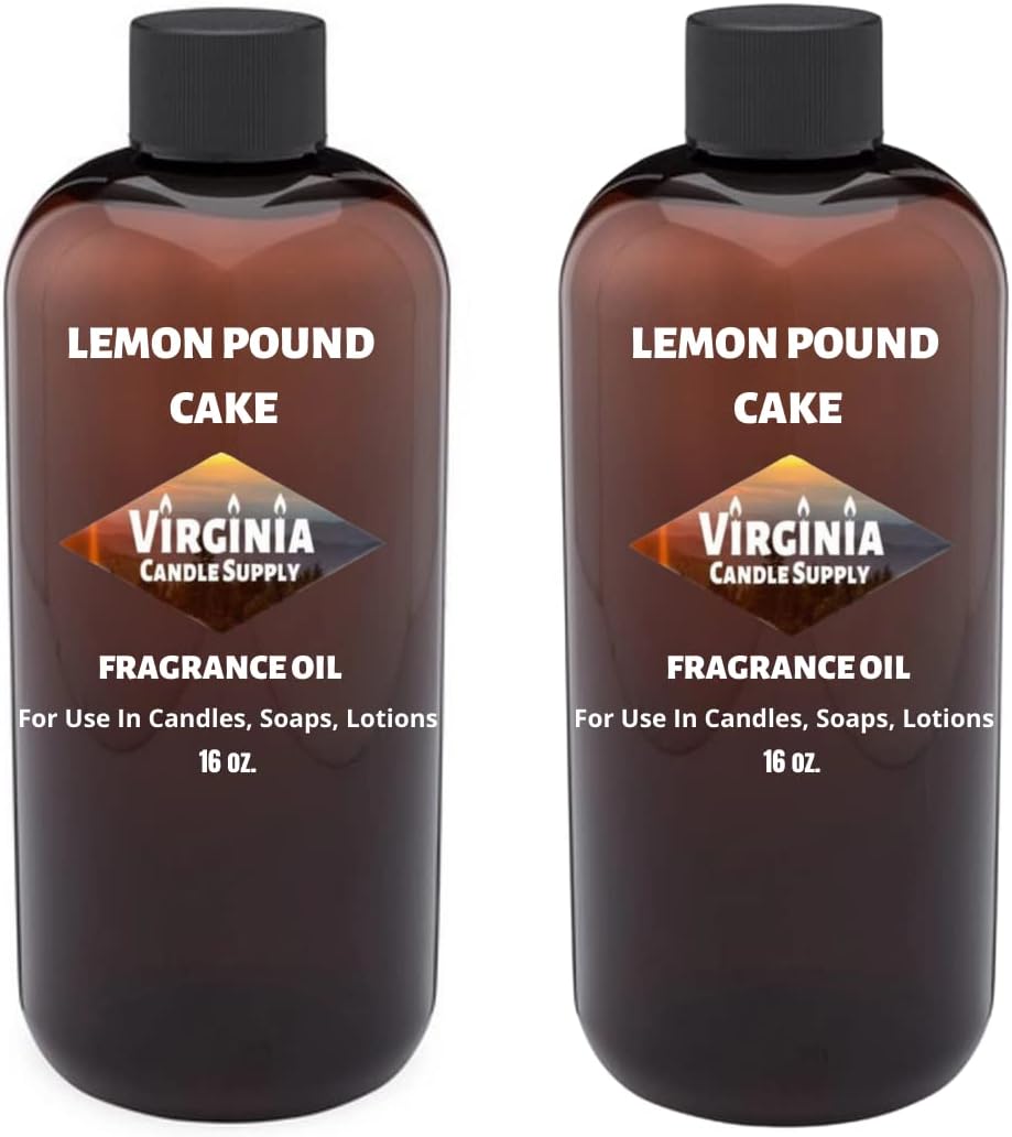 Lemon Pound Cake Fragrance Oil 32 oz for Candles Soaps Room Sprays
