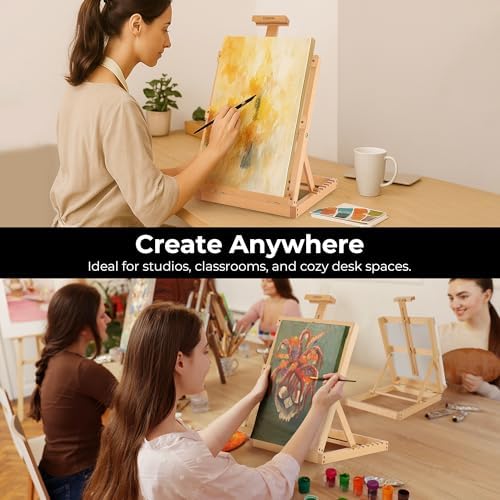 VISWIN Heavy Duty Table Top Easel for Painters
